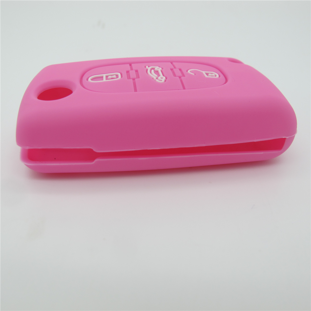Peugeot car key covers, silicone key protector for car, car remote control key covers