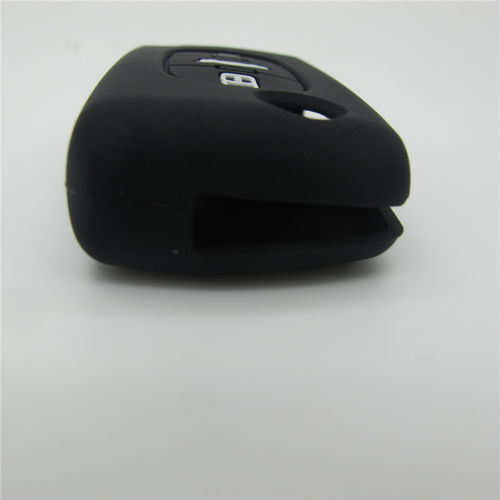 Peugeot car key covers, remote control key silicone case,black, three buttons