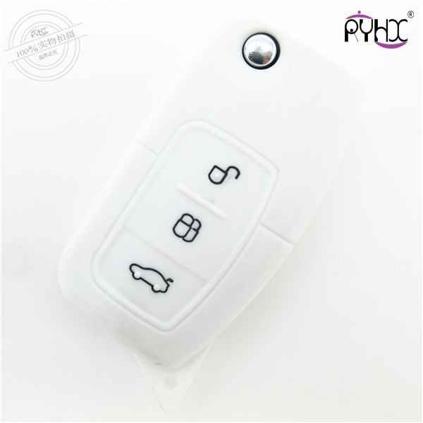 plastic key case for ford, smart car key rubber cover
