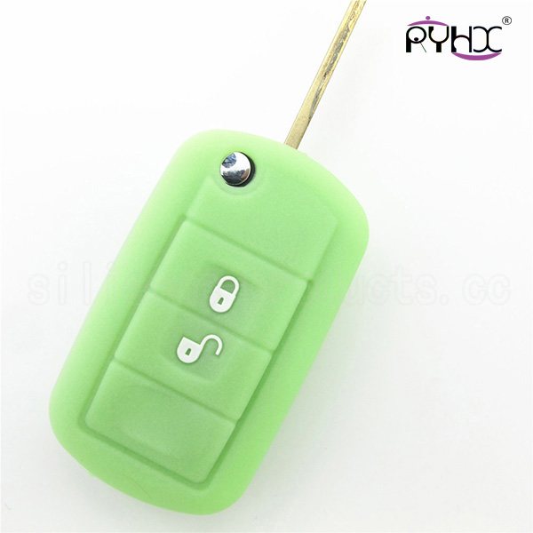 silicone car key cover case for 2 button Range Rover key/remote.