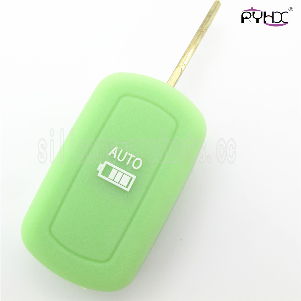 silicone car key cover case for 2 button Range Rover key/remote.