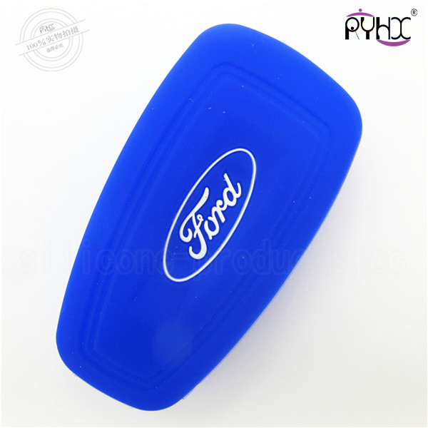 Ford Ecosport car key silicone protector, durable car key shell, cheap silicone carkeycover, silicone car key case