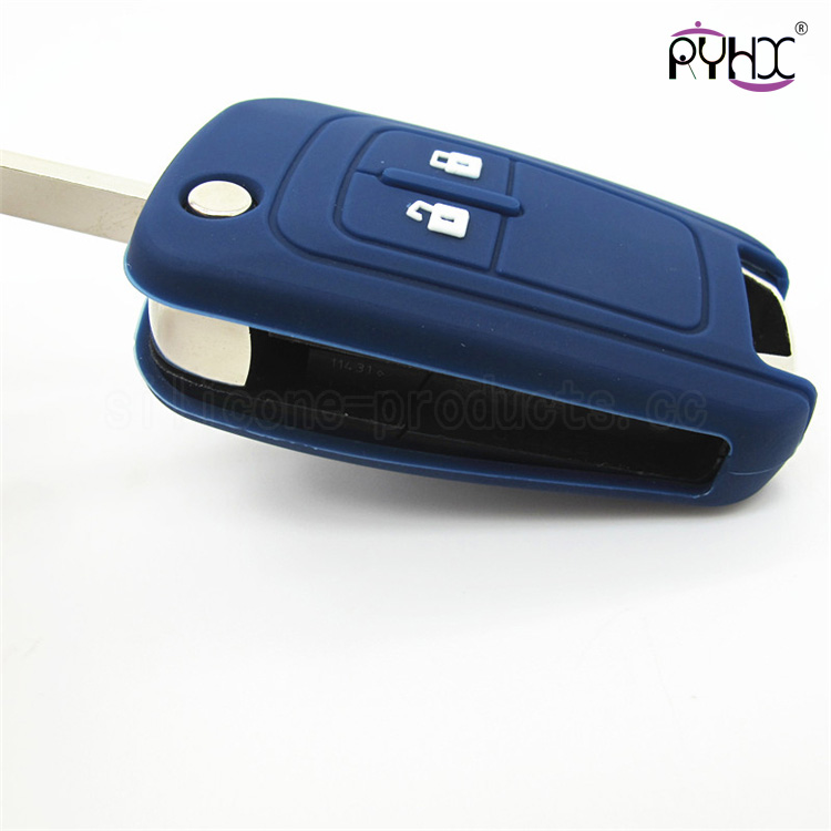Chevrolet car key protective silicone covers, non-toxic car key case, beautiful color car key protective cover made in China