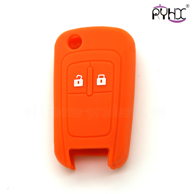 Chevrolet silicone car key casing, key cover for remote control car, fashionable car key case