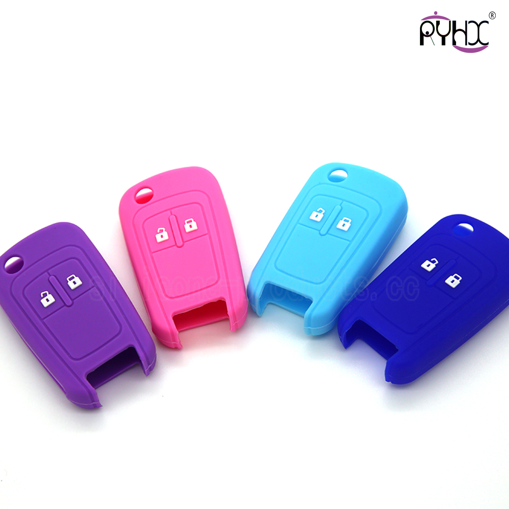 Chevrolet car key silicone cover, silicone key case for chevy, hot sale chevy silicone key protector, cheap silicone key fob covers