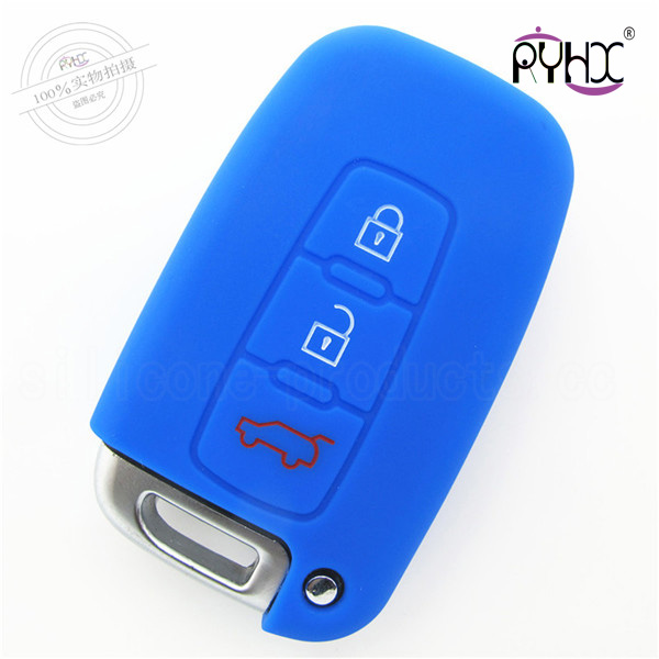 Hyundai car key silicone protector, silicone auto key protective covers, car remote control key case, newest car key shell for Hyundai