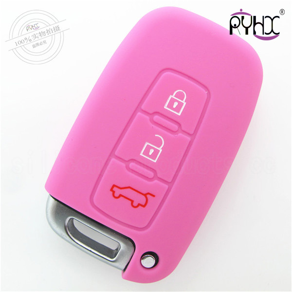 Hyundai Tucson silicone car key case, fashionable car key silicone covers, cheap car key silicone protective covers, wholesale car key silicone casing