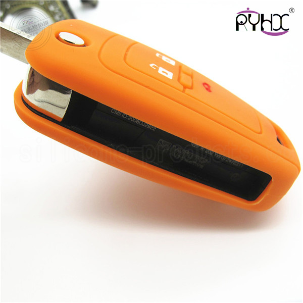 Chevrolet Cruze car key silicone shuck, silicone car key pouch for cruze, key remote silicone cover for cruze