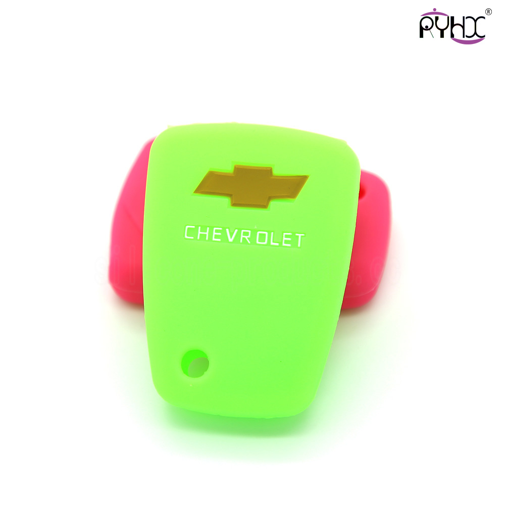 Chevrolet car key case, silicone car flip key cover, waterproof car key silicone shell