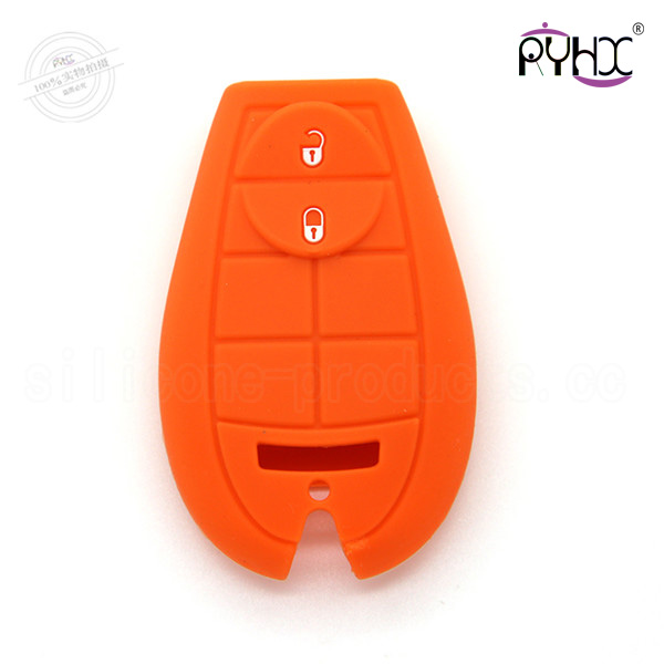 Jeep car key silicone shell, silicone car key case wholesale, hot sale car key silicone protective protector, grey auto key silicone case