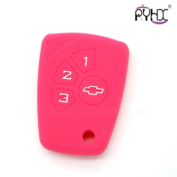 Chevrolet car key case, silicone car flip key cover, waterproof car key silicone shell