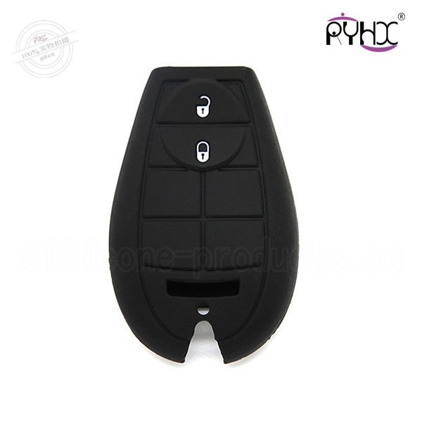 Jeep silicone car key case, remote control key silicone cover for Jeep, colorful silicone key fob covers, durable car key silicone casing