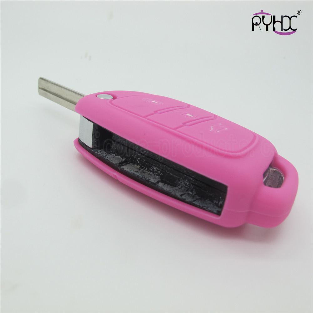 Hyundai mistra silicone key covers, silicone car key shell for Hyundai, wholesale car key silicone protective protector