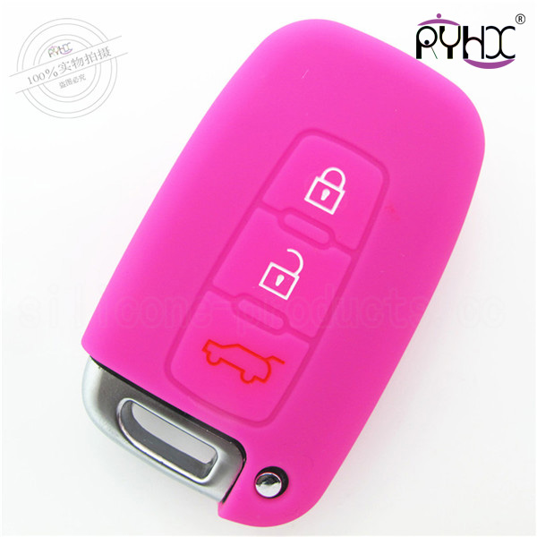 Hyundai car key silicone case, silicone car key shell for Hyundai, waterproof silicone car key shell, high quality car silicone accessories