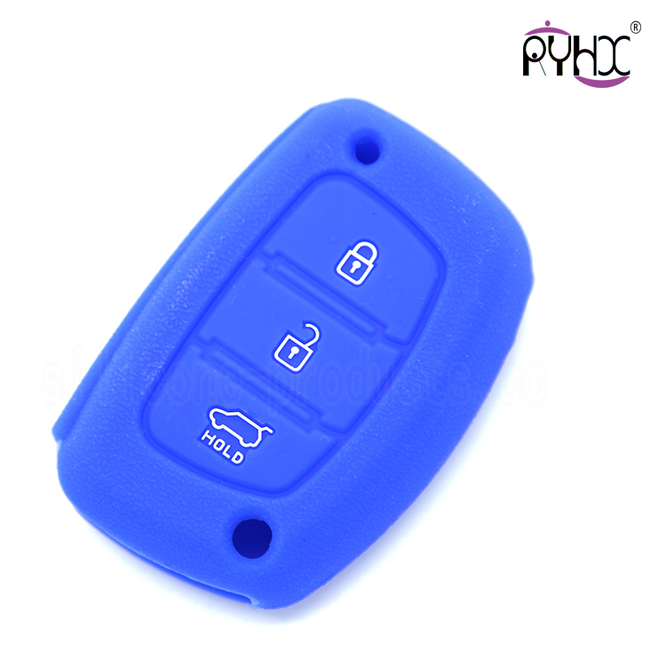 Hyundai silicone car key protector, practical car key silicone case for Hyundai, soft touch car key silicone covers