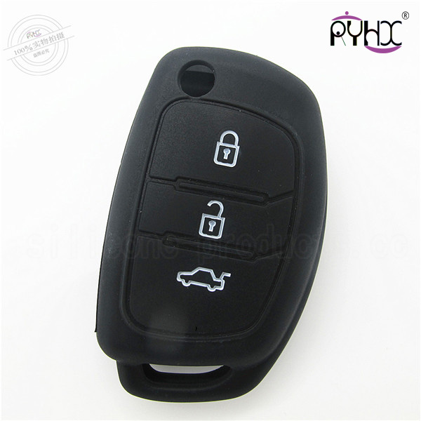 Hyundai mistra car key silicone shell, car key cover for Hyundai mistra, colorful car key silicone protective case