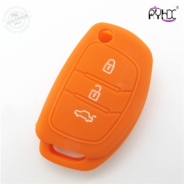 Hyundai mistra car key silicone shell, car key cover for Hyundai mistra, colorful car key silicone protective case