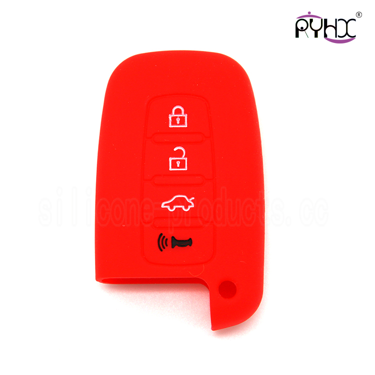Hyundai silicone key fob covers, eco-friendly silicone key case for Hyundai, car key protective silicone protector