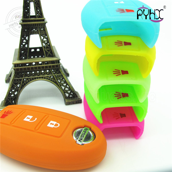 Nissan Livina silicone key fob case, waterproof silicone car key cover