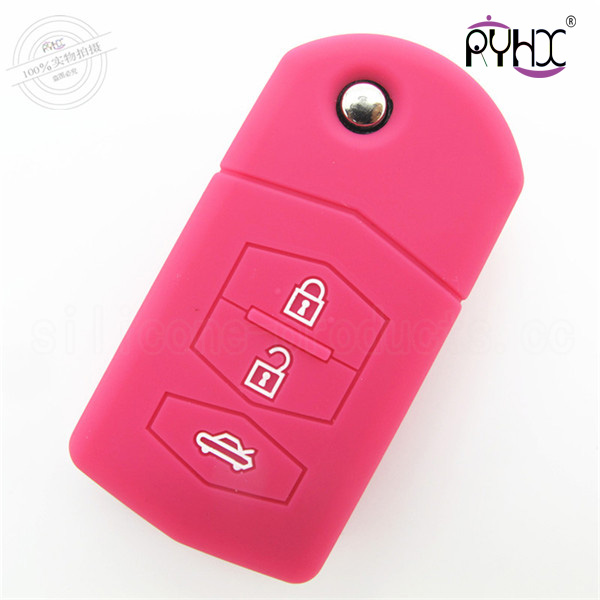 Mazda M6 silicone key covers, low price car key silicone case, multi-functions car key silicone sleeve