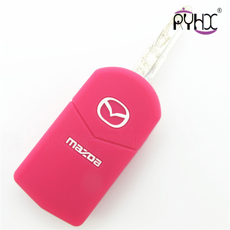 Mazda M6 silicone key covers, low price car key silicone case, multi-functions car key silicone sleeve