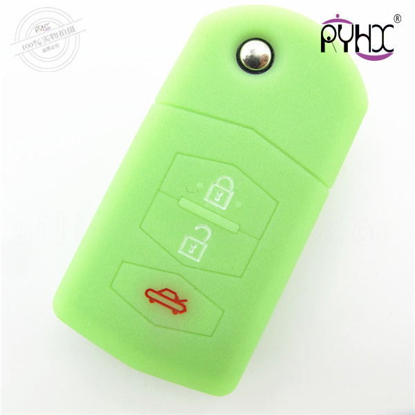 Mazda silicone key shell, beautiful car key silicone covers, newest silicone key protective case, unique design car key silicone shell for Mazda