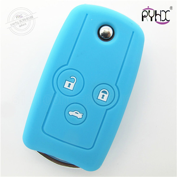 Honda Odyssey car key silicone skin, durable key silicone case for Honda 3 buttons, multi-functions key silicone covers for car, cheap key case