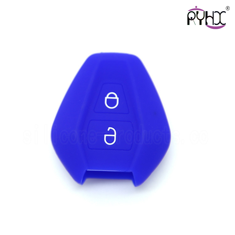 Suzuki car key silicone shuck, waterproof silicone key pouch, silicone car key protective covers, key case for Suzuki 2 buttons