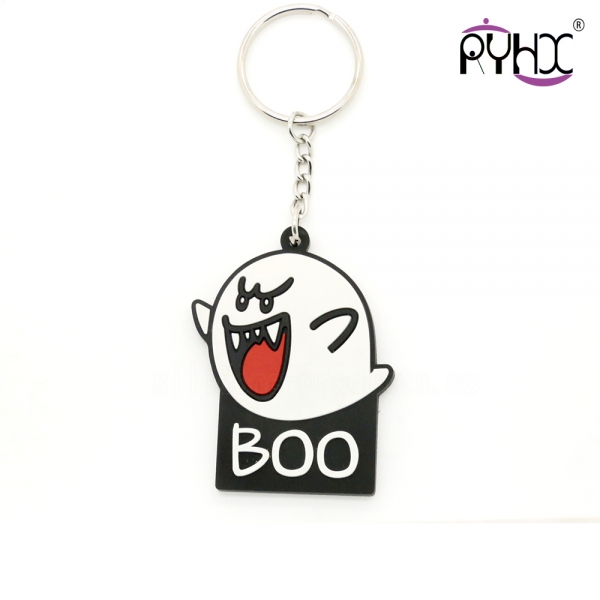 cute silicone key chain, cartoon car key silicone chain