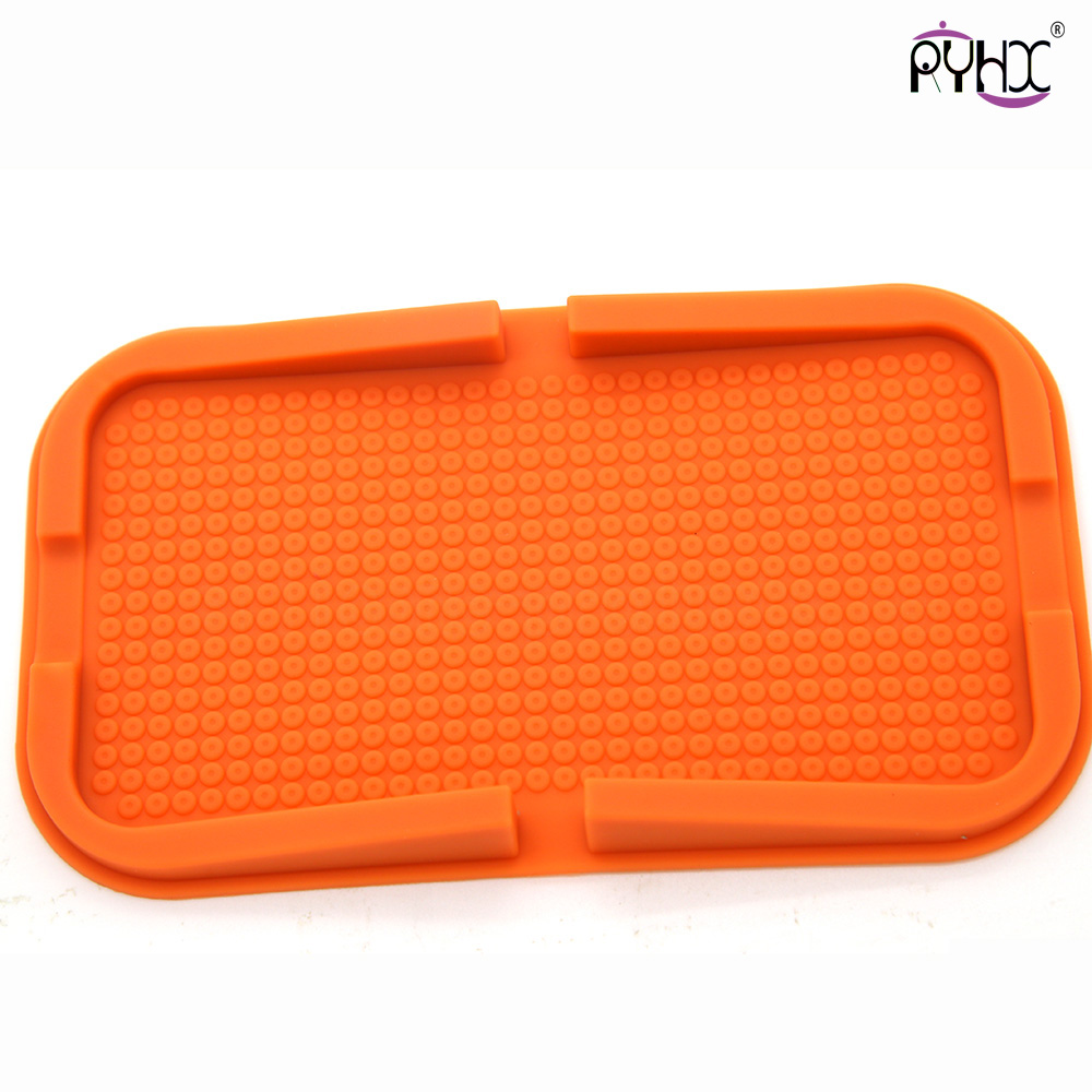 anti-slip silicone mat, silicone slide-proof mat, telephone non-slip mat