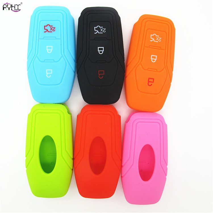 Online wholesale 2015 orange  Ford Mondeo key cover,3 button.
