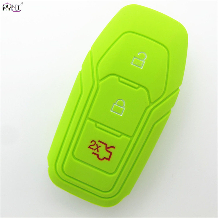 Online wholesale 2015 apple-green Ford Mondeo key cover,3 button.
