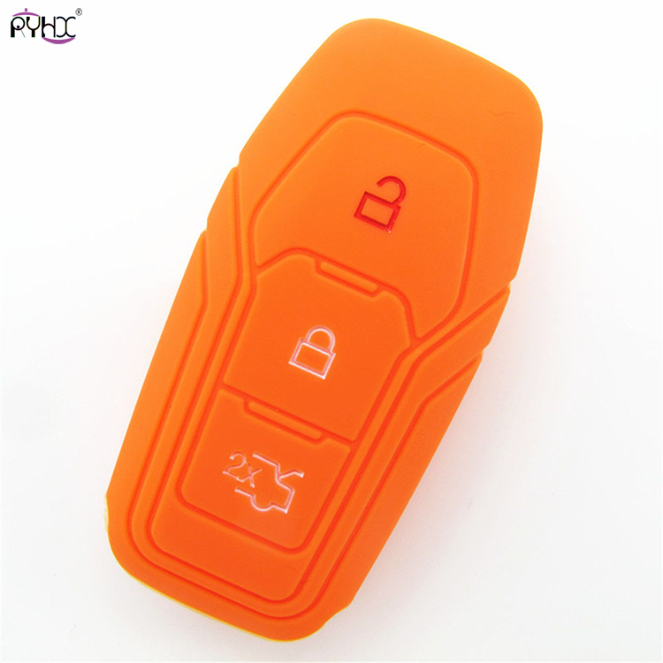 Online wholesale 2015 orange  Ford Mondeo key cover,3 button.
