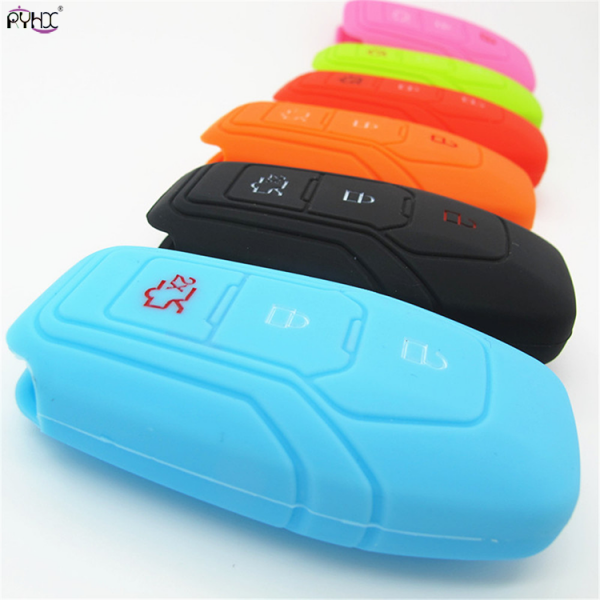 Online wholesale 2015 sky-blue Ford Mondeo key cover,3 button.
