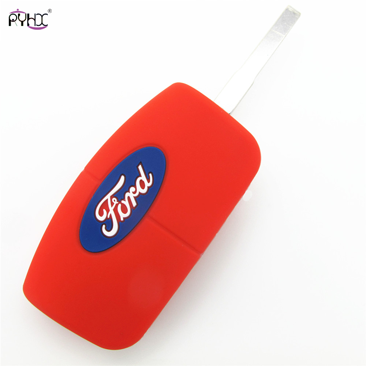 Online wholesale red 2012 Ford Focus key cover,3 button.