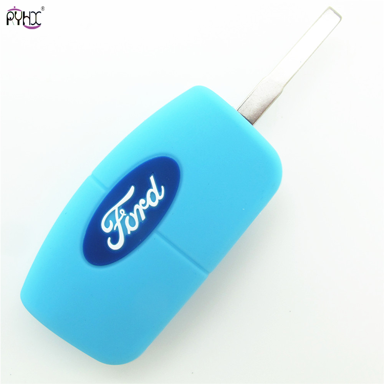 Online wholesale sky-blue 2012 Ford Focus key cover,3 button.
