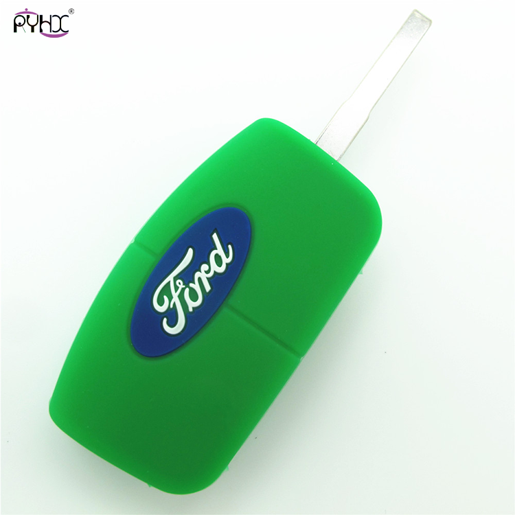 Online wholesale green 2013 Ford Focus key cover,3 button.