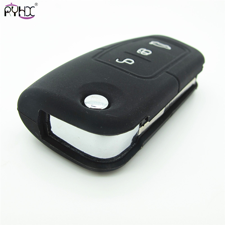 Online wholesale black Ford Focus key cover,3 button.