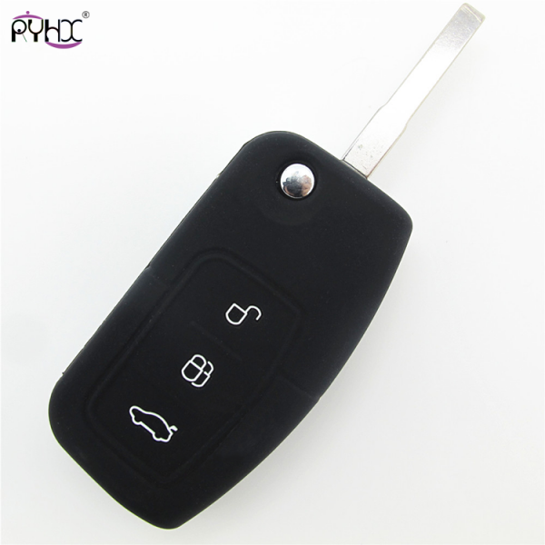 Online wholesale black Ford Focus key cover,3 button.