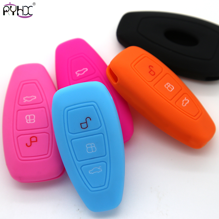 Online wholesale orange Ford focus st key fob cover,3 button.