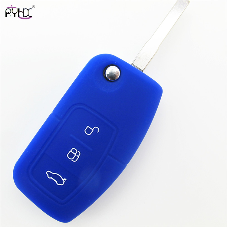 Online wholesale Ford Focus silicone key cover,3 button.