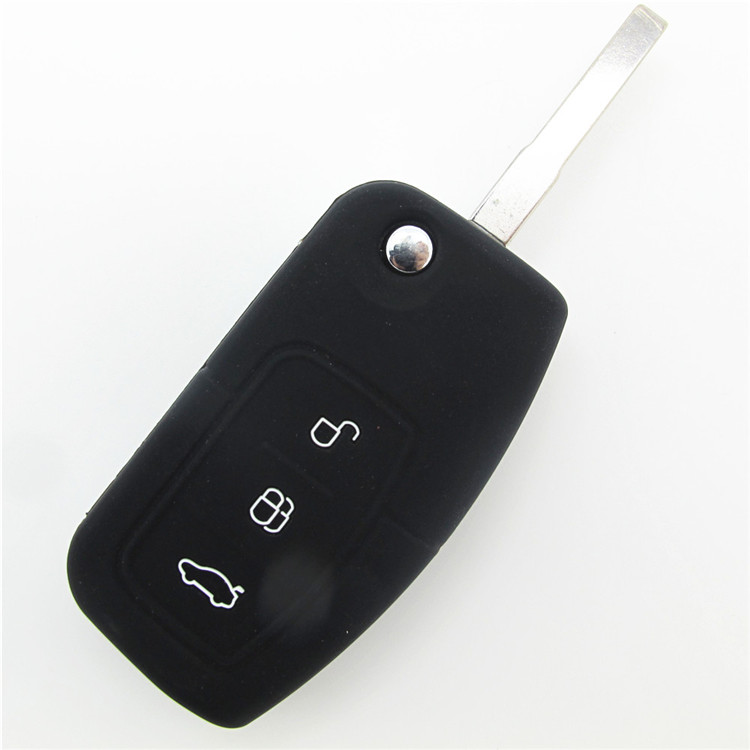 Online wholesale silicone car key cover ford fiesta 3-button.