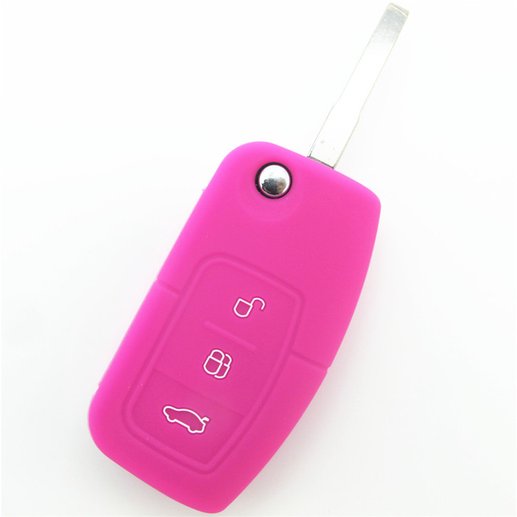 Online wholesale 3-button pink ford fiesta key cover.