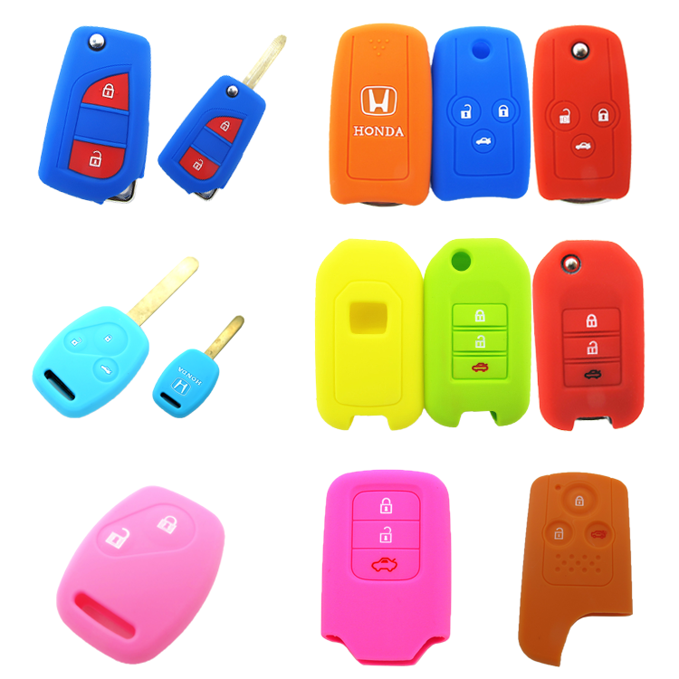 Wholesale Christine Silicone Car Cover Case Skin for Honda Accord CRV Fits Civic Odyssey City 3-Button