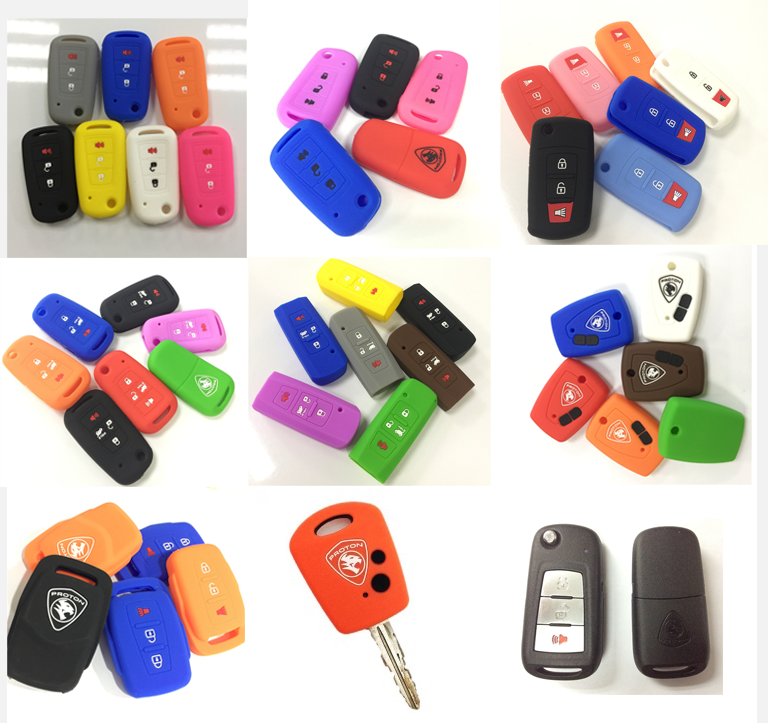 100% Silicone Car Key Cover malaysia for All PROTON Remote fob key from China silicone products manufacturer.