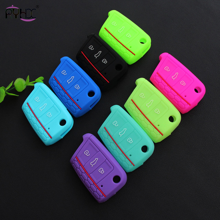 VW Golf Silicone Car Key Cover,Waterproof smart key cover
