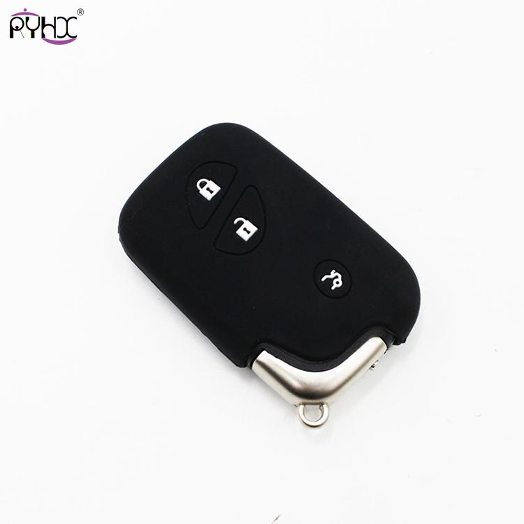 Red lexus car key cover,wholesale silicone cover for lexus