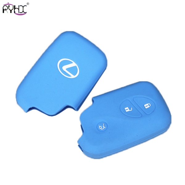 Black lexus siliocne car key cover,wholesale lexus smart key cover
