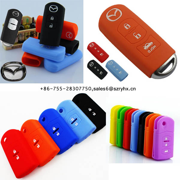 Mazda Key Fob Cover -Colorful silicone key cover for Mazda M6 CX7 CX9 SEDAN M2 M3 M5 MX-5 RX car key here.