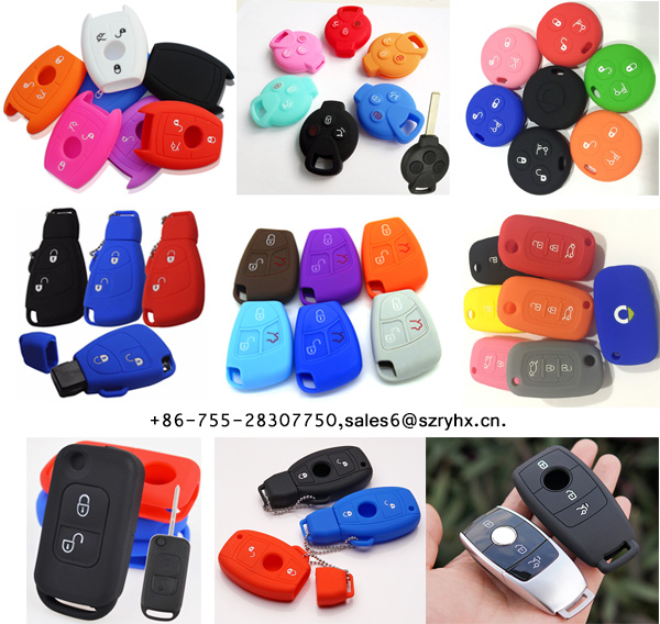 Mercedes Key Fob Cover -Colorful silicone key cover for Mercedes W203 W204 W211 Clk C180 E200 Amg C E Class B C E ML S CLK City Coupe Cabrio Roadster car key here.